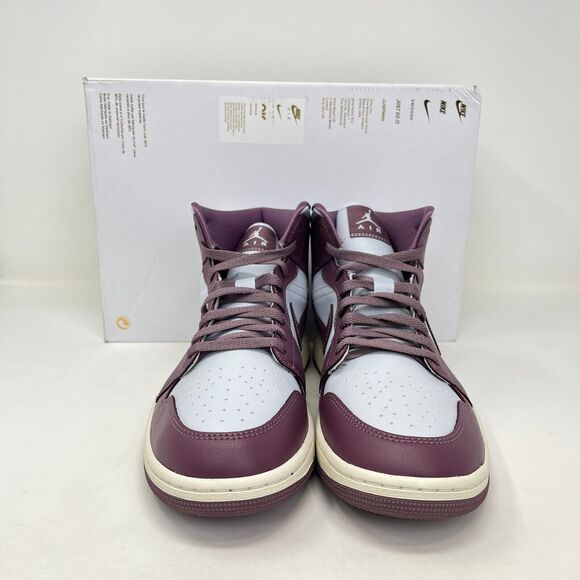 Air Jordan 1 Mid Platinum Mauve Sail Athletic Shoes BQ6472-050 Size W 11 - M 9.5 - Picture 3 of 9